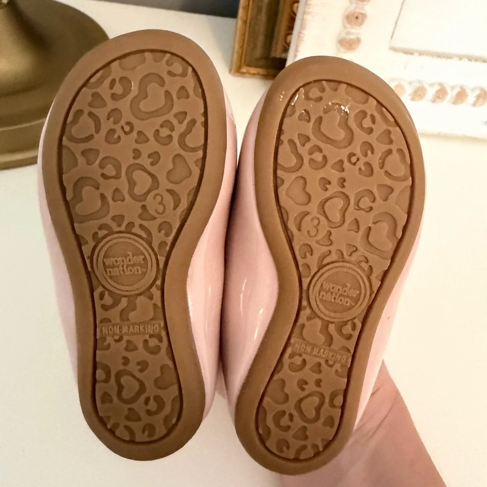 wonder nation Light Pink Mary Jane Flats with Bow